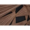 Käsintehty seinätaide Nordih Plaster Textile Knot Structure Brown&Black, 120x80cm