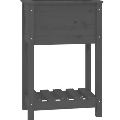 Kukkalaatikko hyllyllä, mänty, eri kokoja ja värejä