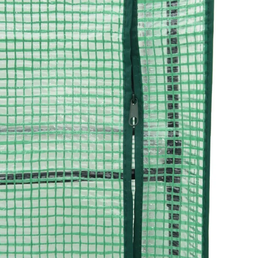 Kukkalaatikko kasvihuonepeitteellä rottinkityyli 80x40x140 cm (15819)