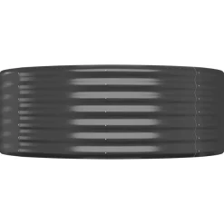 Kukkalaatikko korotettu jauhemaalattu teräs, eri kokoja ja värejä (12742)