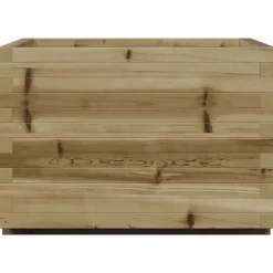Kukkalaatikko puutarhaan 70x70x49,5 cm kyllästetty mänty (47367)