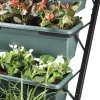 Kukkalaatikkoteline Linento Garden RS-001, 56x130cm, tummanvihreä