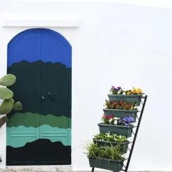 Kukkalaatikkoteline Linento Garden RS-001, 56x130cm, tummanvihreä