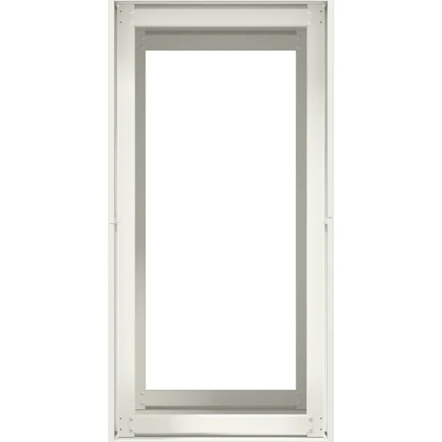 Kukkalaatikko valkoinen 40x80x80 cm teräs (60774)