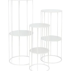 Kukkateline Home4You DEIA STAND M Ø24,5xK57 cm, lämpimänharmaa