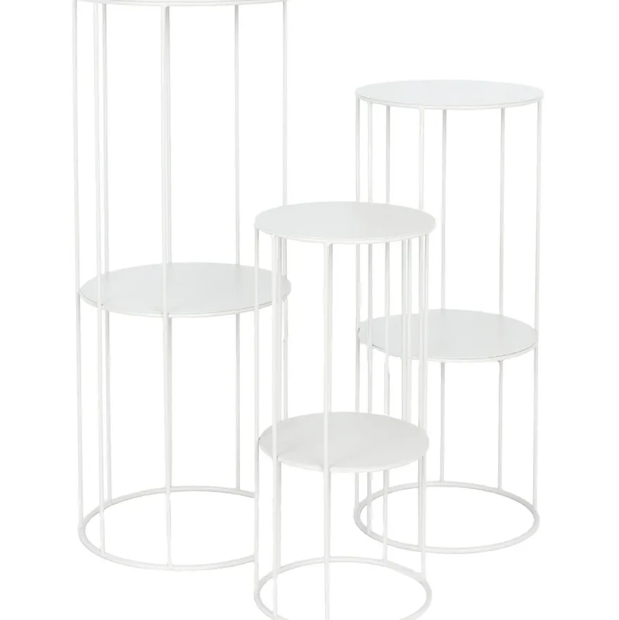 Kukkateline Home4You DEIA STAND M Ø24,5xK57 cm, lämpimänharmaa