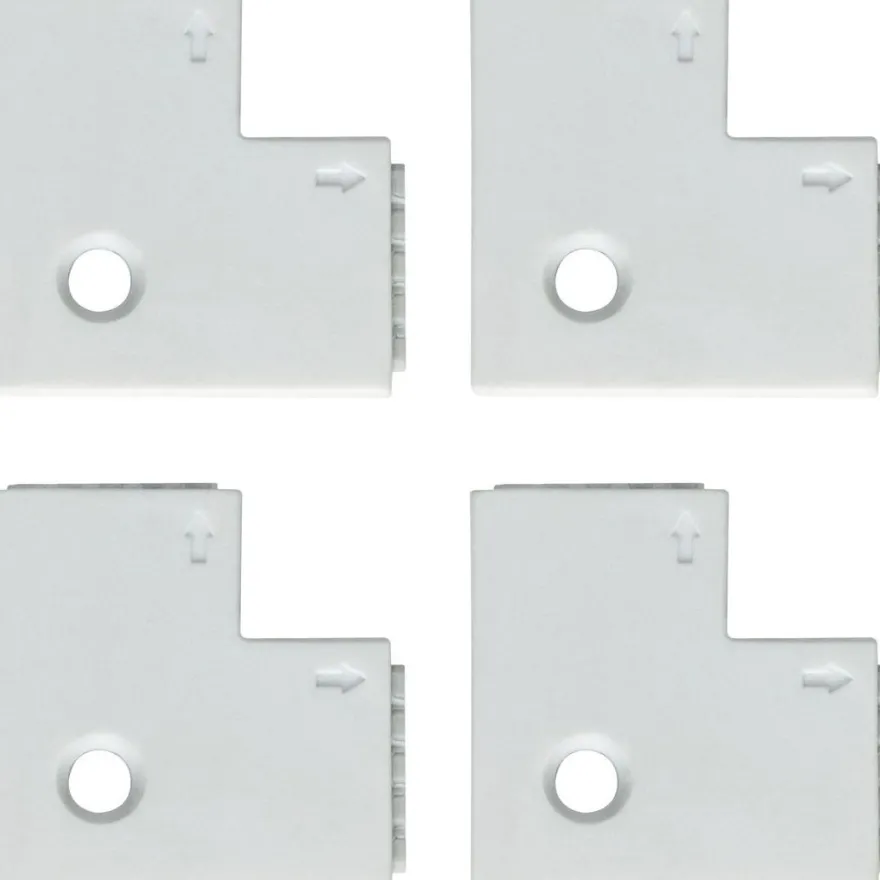 Kulmaliitin Paulmann MaxLED, 25x25mm, max.144W, valkoinen