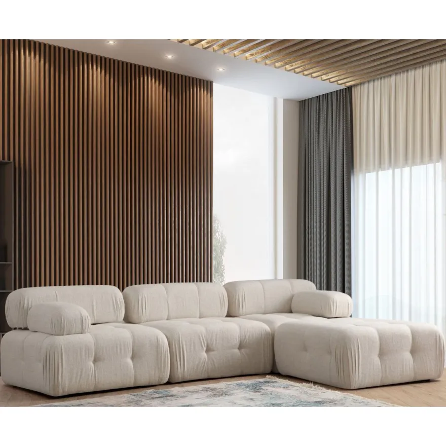 Kulmasohva Linento Furniture Doblo L1-O1-1R-RAHI 4-istuttava eri värejä