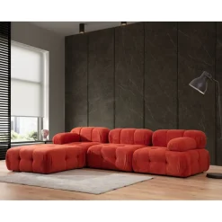 Kulmasohva Linento Furniture Doblo L1-O1-1R-RAHI 4-istuttava eri värejä