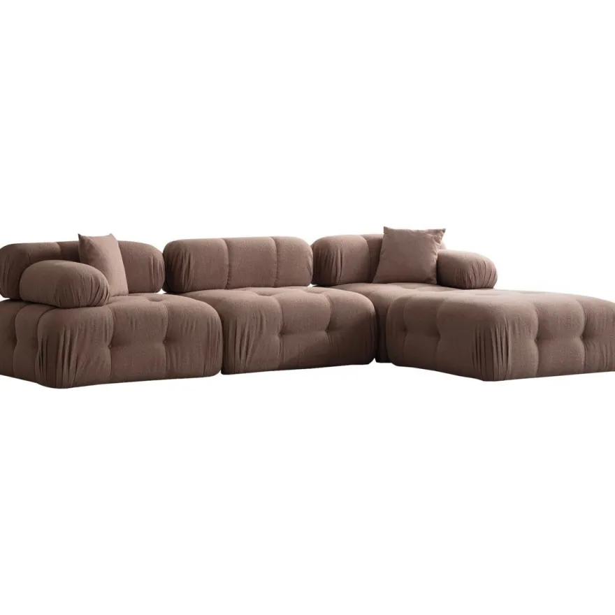 Kulmasohva Linento Furniture Doblo L1-O1-1R-RAHI 4-istuttava eri värejä