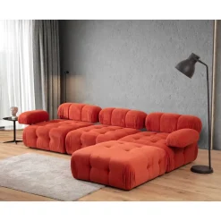 Kulmasohva Linento Furniture Doblo L1-O1-1R-RAHI 4-istuttava eri värejä