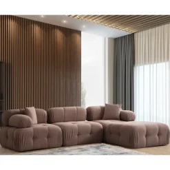 Kulmasohva Linento Furniture Doblo L1-O1-1R-RAHI 4-istuttava eri värejä