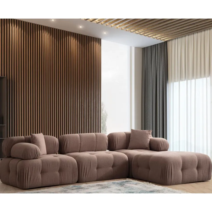 Kulmasohva Linento Furniture Doblo L1-O1-1R-RAHI 4-istuttava eri värejä