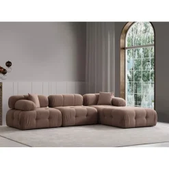 Kulmasohva Linento Furniture Doblo L1-O1-1R-RAHI 4-istuttava eri värejä