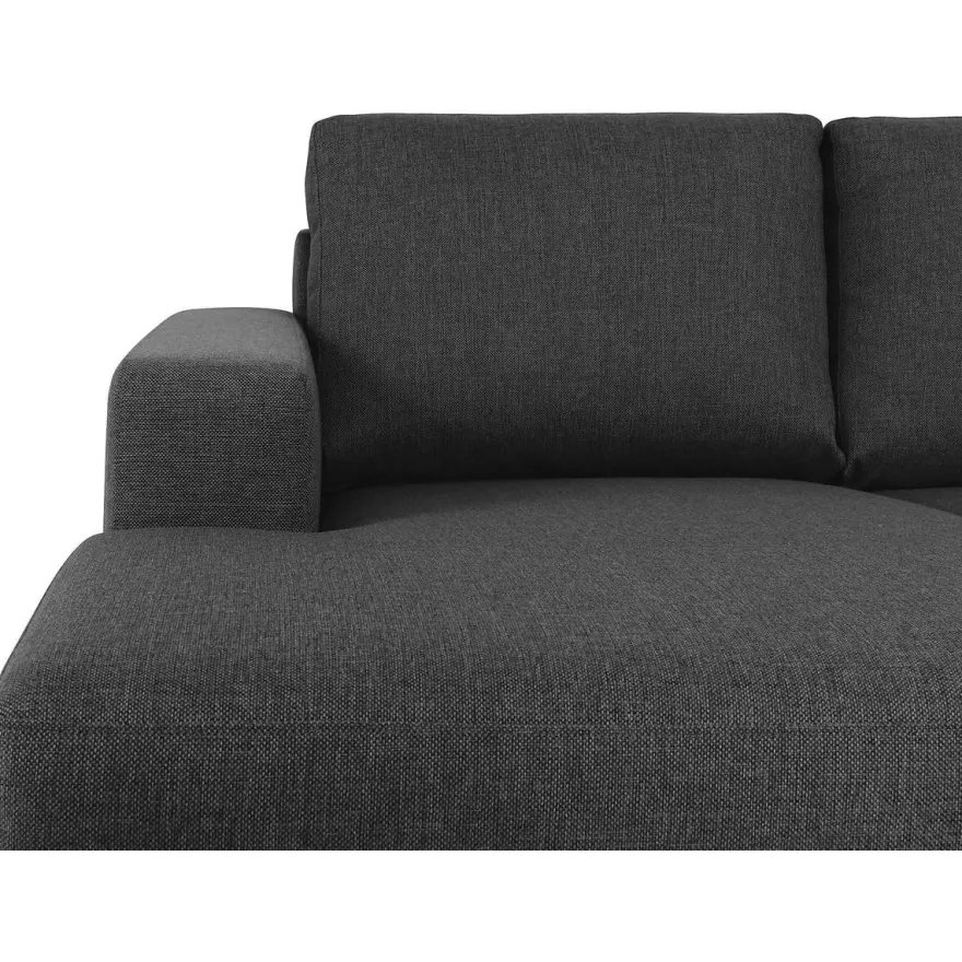 Kulmasohva Scandinavian Choice Crazy XXL 7 ist harmaa/hopea pyöreä vasen