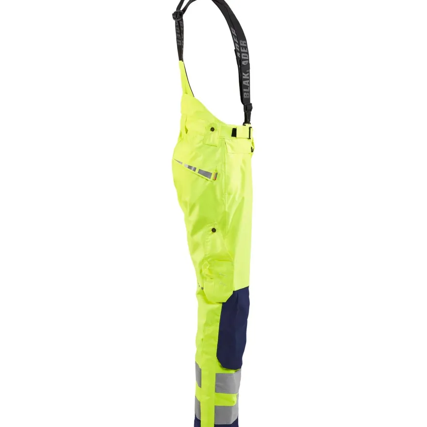 Kuorihousut Blåkläder 1867 Highvis, huomiokeltainen/sininen