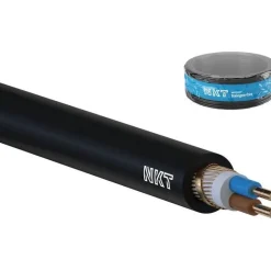 Kuparivoimakaapeli NKT XCMK-HF 2X2,5/2,5 RE Dca R50