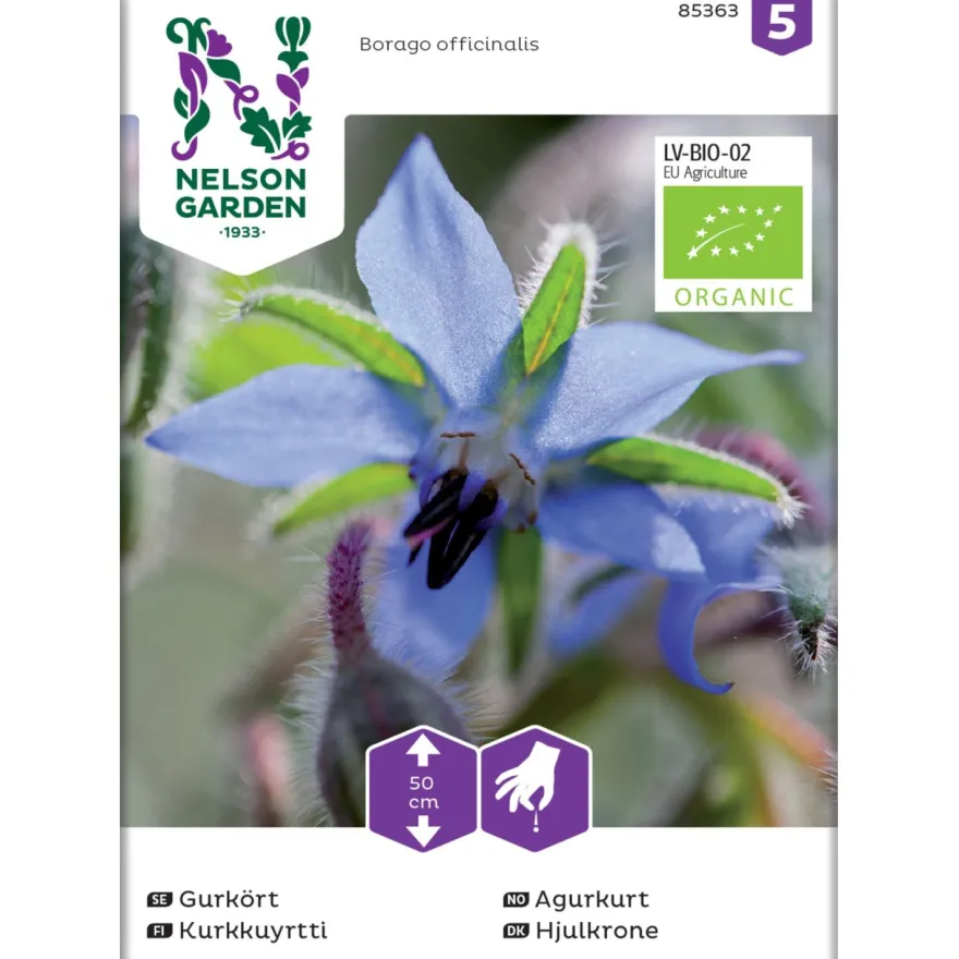 Kurkkuyrtti Nelson Garden Organic, siemenet