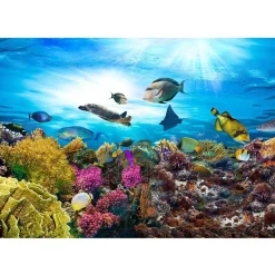 Kuvatapetti Artgeist Coral reef, eri kokoja