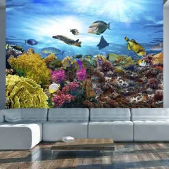 Kuvatapetti Artgeist Coral reef, eri kokoja