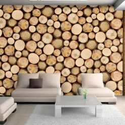 Kuvatapetti Artgeist In sawmill, eri kokoja