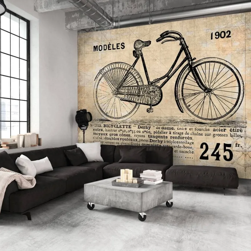 Kuvatapetti Artgeist Old School Bicycle, eri kokoja
