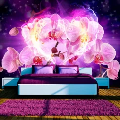 Kuvatapetti Artgeist Orchids in flames, eri kokoja
