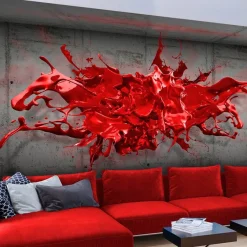 Kuvatapetti Artgeist Red Ink Blot, eri kokoja