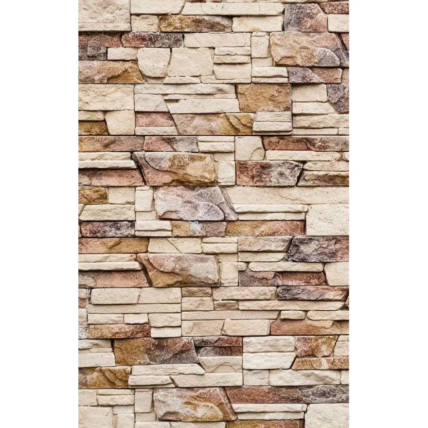 Kuvatapetti Dimex Stone Wall, 150x250cm, beige, kivikuosi
