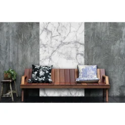 Kuvatapetti Dimex White Marble, 150x250cm, mustavalkoinen