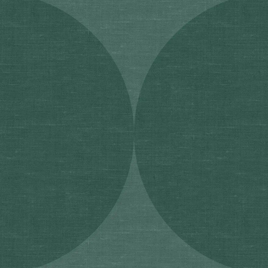 Kuvatapetti Origin Semicircles XXL 357225, 0,5x9m, graafinen/geometrinen, vihreä