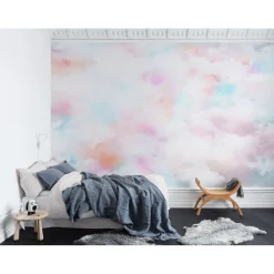 Kuvatapetti Rebel Walls Coral Clouds, non-woven, mittatilaus