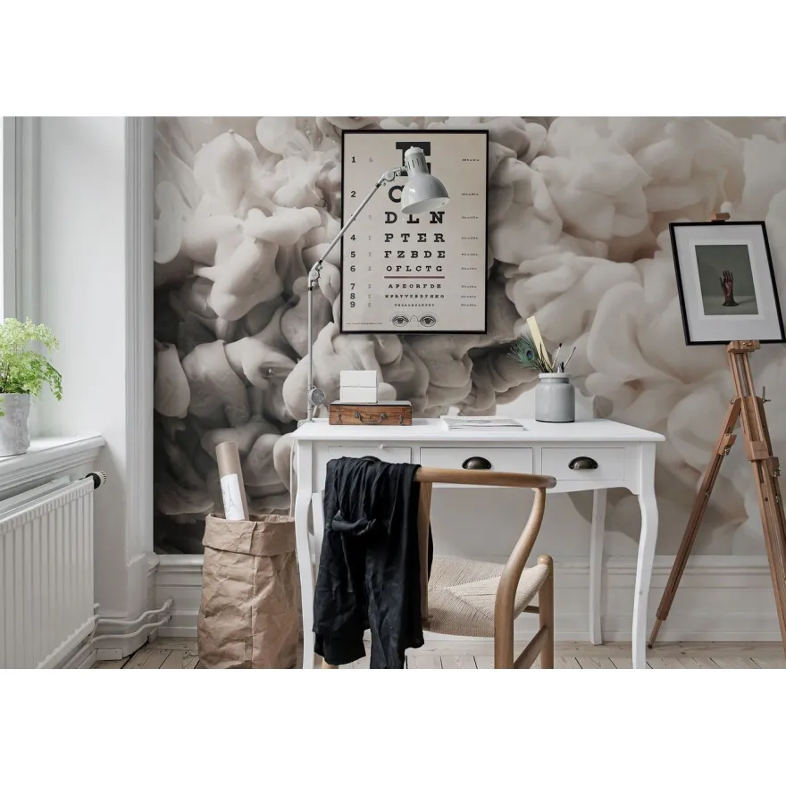 Kuvatapetti Rebel Walls Frozen Moment Cream, non-woven, mittatilaus