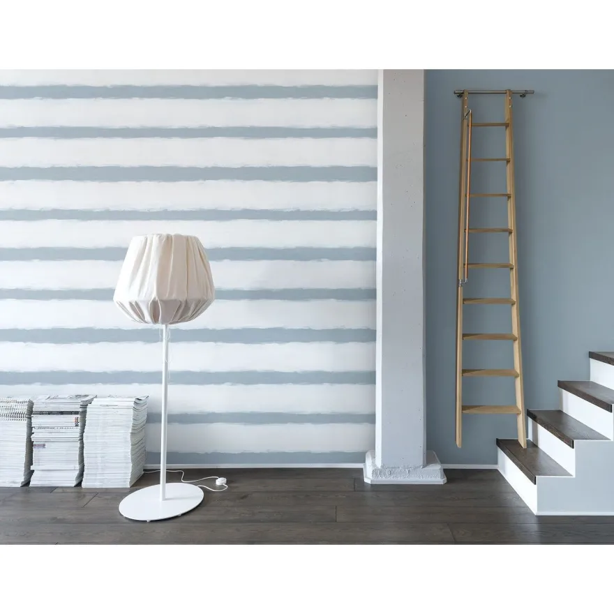 Kuvatapetti Rebel Walls Linen Blue, non-woven, mittatilaus