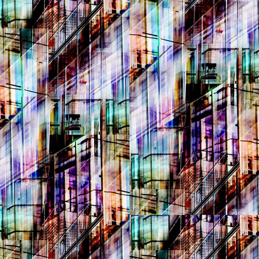 Kuvatapetti Rebel Walls Neon City, non-woven, mittatilaus