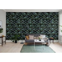 Kuvatapetti Rebel Walls Peacock Plumage, non-woven, mittatilaus