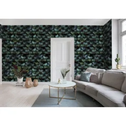 Kuvatapetti Rebel Walls Peacock Plumage, non-woven, mittatilaus