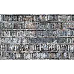 Kuvatapetti Rebel Walls Stacked Bricks, non-woven, mittatilaus