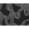 Kuvatapetti Rebel Walls Stripes Repeatable musta, mittatilaus, non-woven