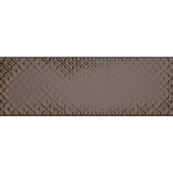 Kuviolaatta Pukkila Soho Chocolat, kiiltävä, struktuuri, 297x97mm