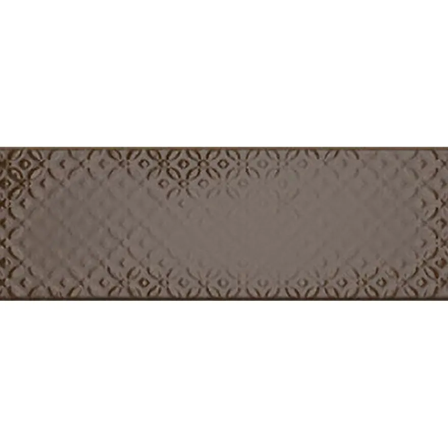 Kuviolaatta Pukkila Soho Chocolat, kiiltävä, struktuuri, 297x97mm