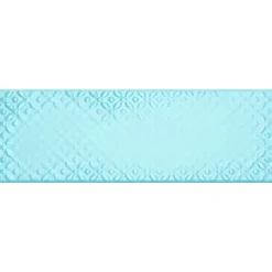 Kuviolaatta Pukkila Soho Light blue, kiiltävä, struktuuri, 297x97mm