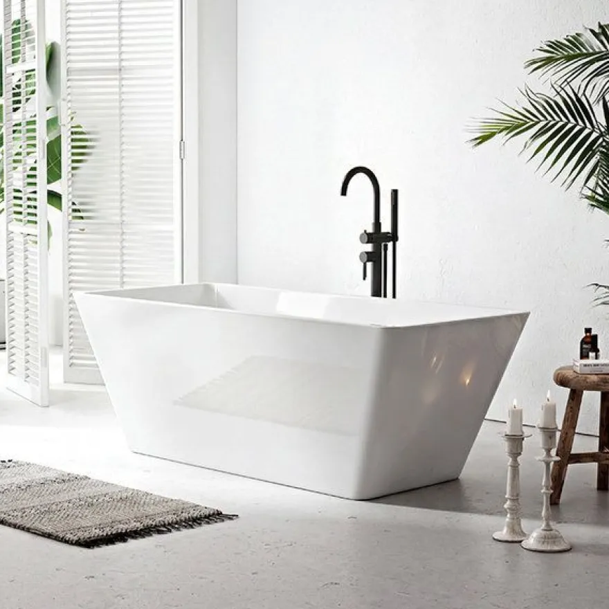 Kylpyamme Bathlife Ro, 1570x700mm, saniteettiakryyli, valkoinen