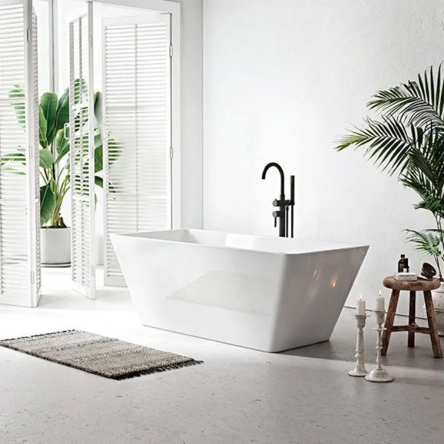 Kylpyamme Bathlife Ro, 1570x700mm, saniteettiakryyli, valkoinen