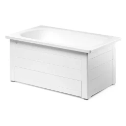 Kylpyammeen kokoetulevykehikko GBG 7410, ammeeseen 1051, valkoinen