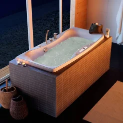 Kylpyamme Westerbergs Ocean 160SQ 2.0, akryyli, valkoinen