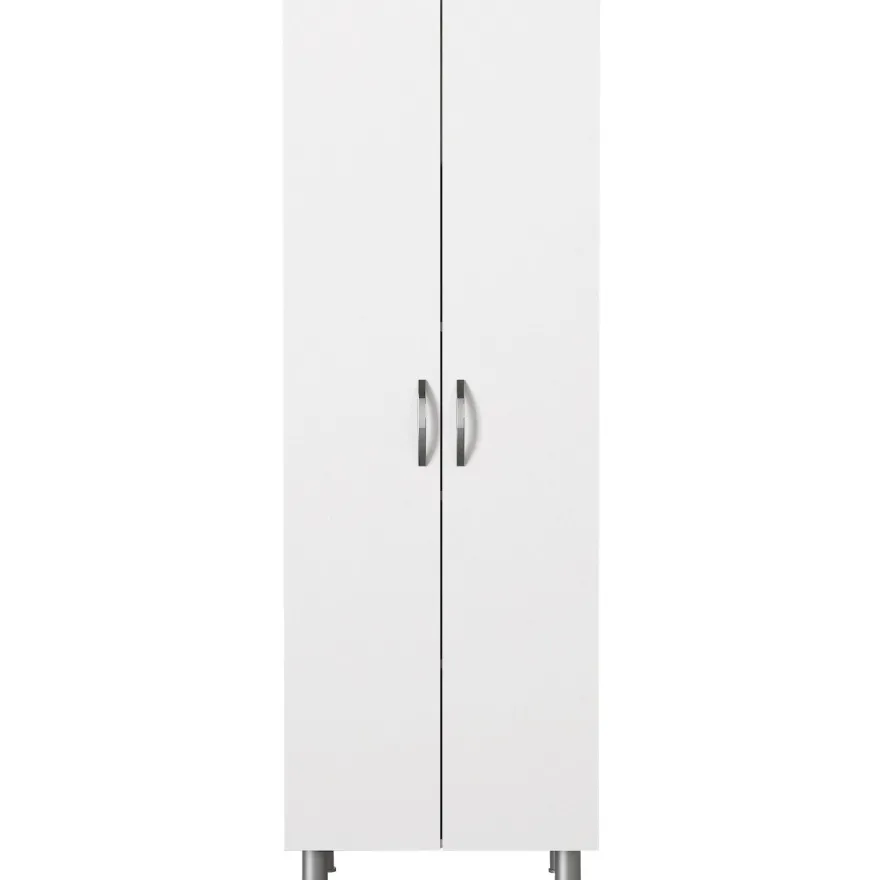 Kylpyhuoneen kaappi Linento Furniture Arizona 2, 59.4x173.6cm, valkoinen, Verkkokaupan poistotuote