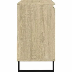 Kylpyhuoneen kaappi teknisestä puusta, 65x33x60 cm, eri värejä (29866)