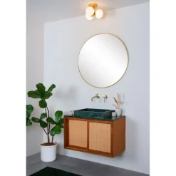 Kylpyhuoneen kattovalaisin Lucide Trudy Ø28cm, 3xG9, IP44, eri värejä