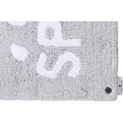 Kylpyhuoneen matto Tom Tailor Cotton Design Splash, 60x100cm/70x120cm, harmaa